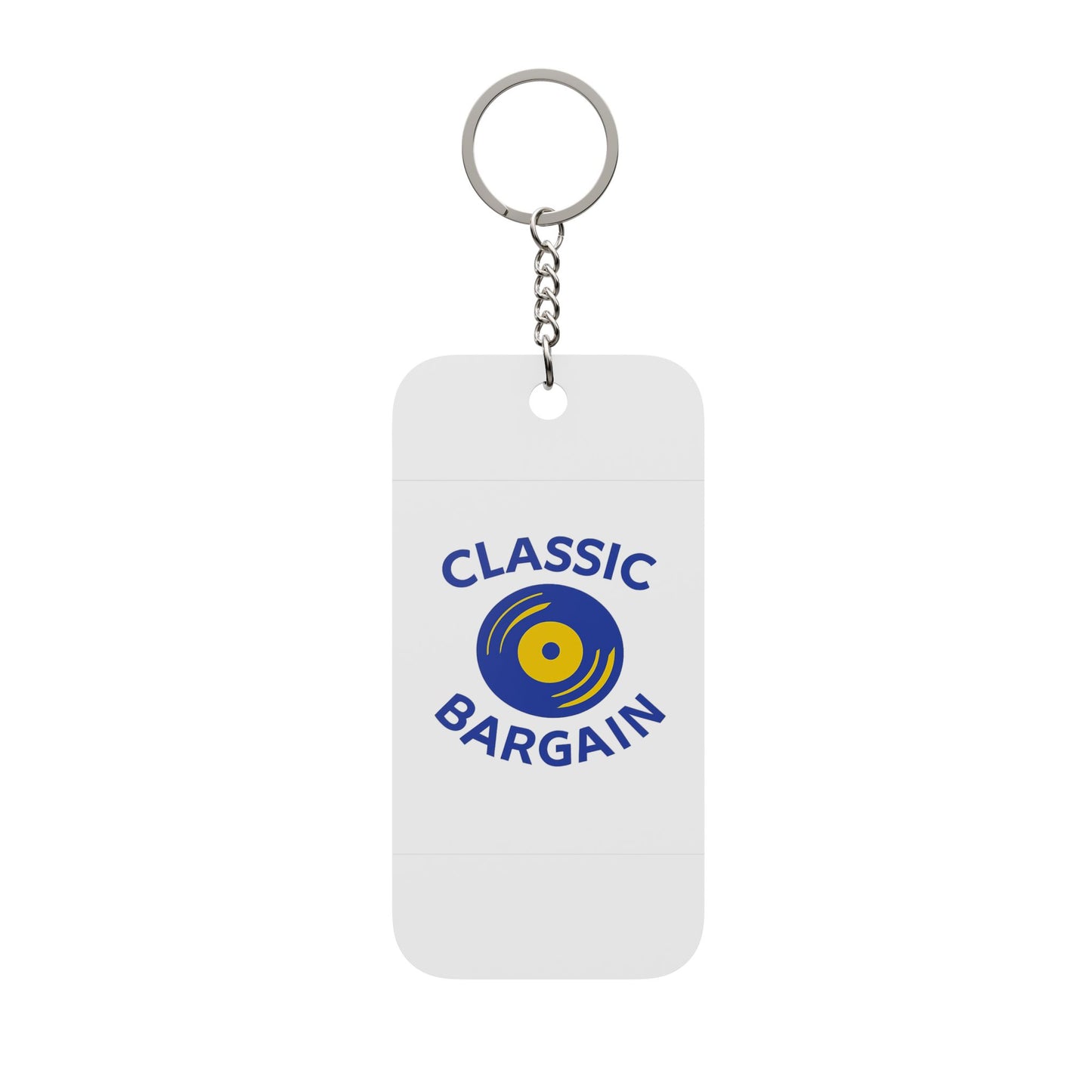 Classic Bargain™ Acrylic Record – Rectangle Keychain