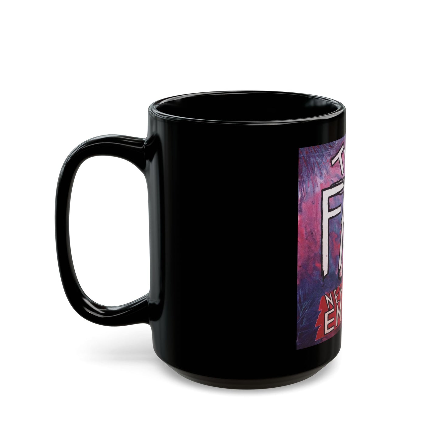 The Fall 'New Facts Emerge' Black Ceramic Mug — Music Band Artwork Coffee Cup