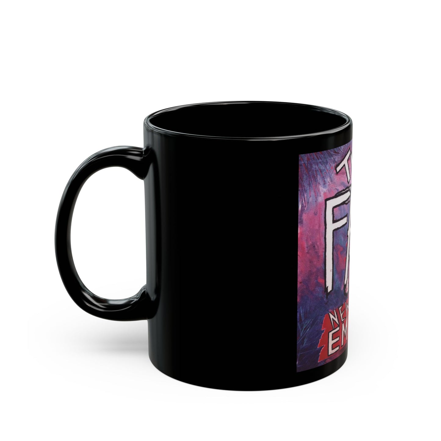 The Fall 'New Facts Emerge' Black Ceramic Mug — Music Band Artwork Coffee Cup