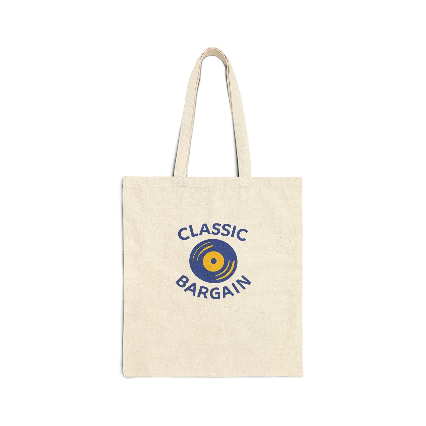 Classic Bargain™ Record Tote Bag — Heavy Canvas Vinyl Carrier