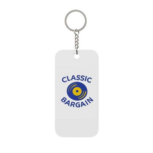 Classic Bargain™ Acrylic Record – Rectangle Keychain