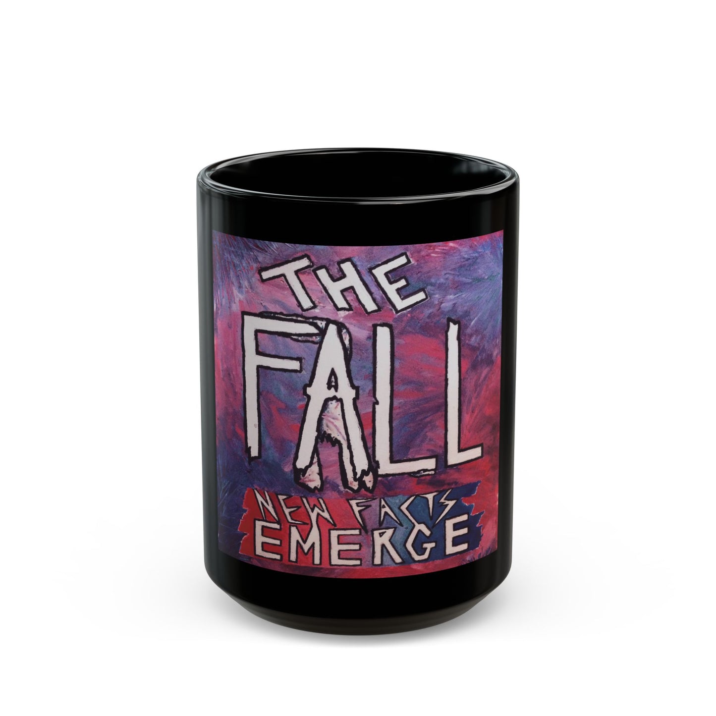 The Fall 'New Facts Emerge' Black Ceramic Mug — Music Band Artwork Coffee Cup