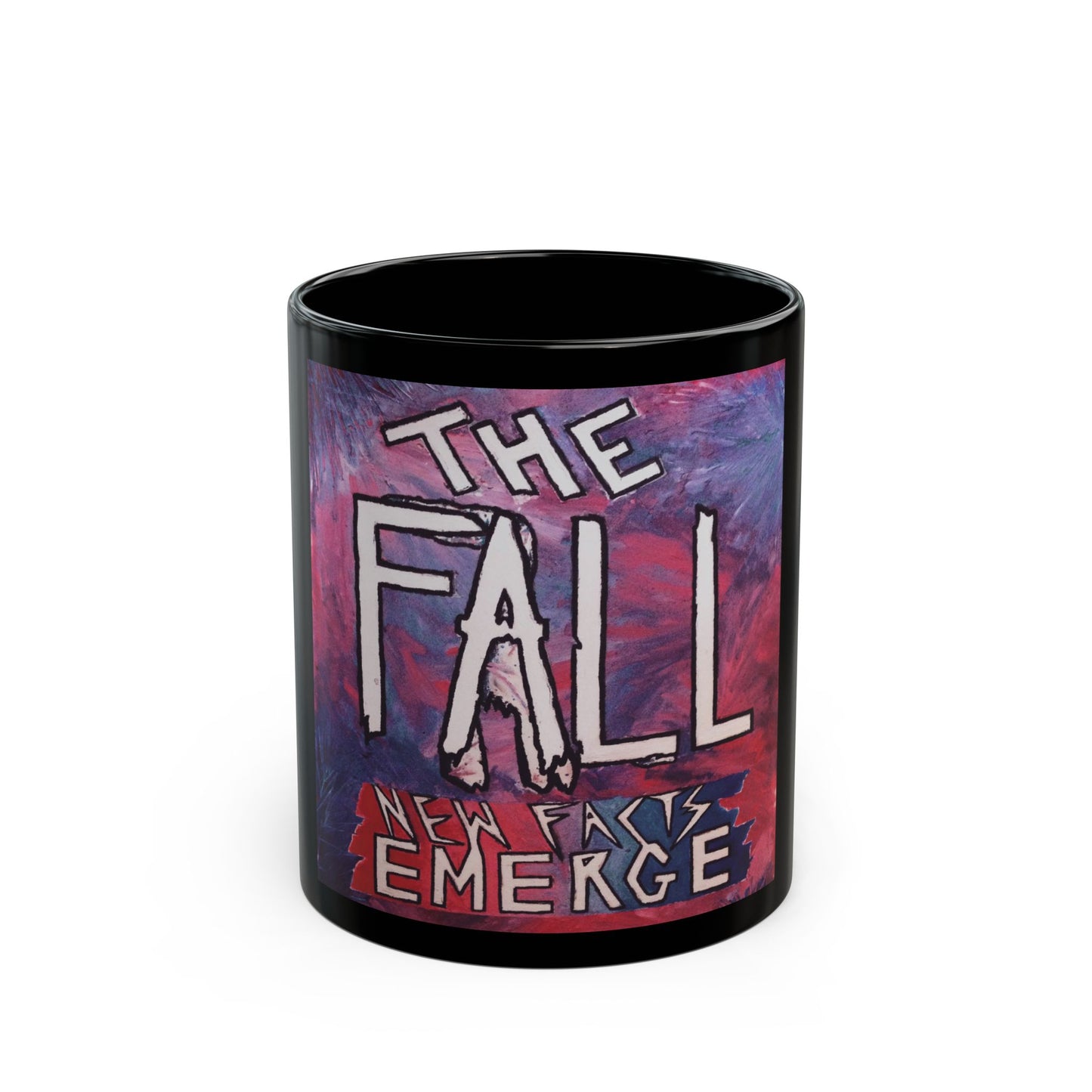 The Fall 'New Facts Emerge' Black Ceramic Mug — Music Band Artwork Coffee Cup