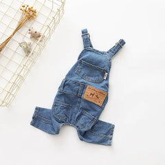 Denim Pet Dog Clothes Jumpsuits