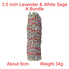 White Sage Incense Sticks Bundle And Candle