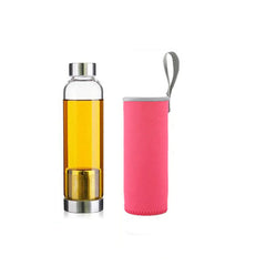 Adventure Sip: Portable Heat-Resistant Glass Tea Cup