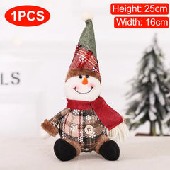 Festive Christmas Standing Doll Ornaments