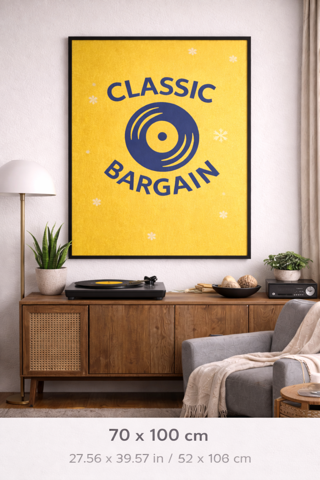 Classic Bargain™ Premium Art Poster (Multiple Sizes) - Matte Art Print