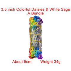 White Sage Incense Sticks Bundle And Candle