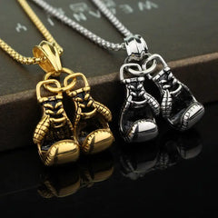 YADA NEW Luxury Mini Boxing Glove Present & Necklace