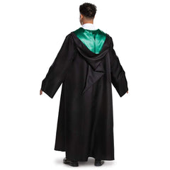 Harry Potter Robe, Deluxe Wizarding World Hogwarts House Themed Robes for Adults, Movie Quality Dress Up Costume Accessory Adult XXL (50-52) Slytherin