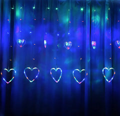 Christmas LED Love Curtain Lights