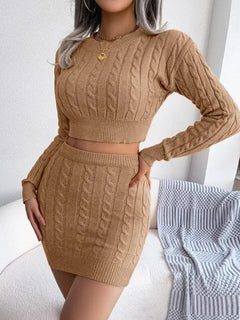 Twist Knit 2-Piece Women's Set