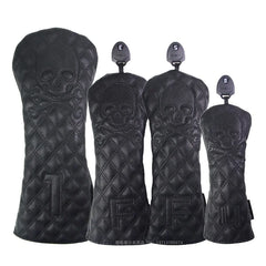 Black PU Leather Golf Club Headcovers