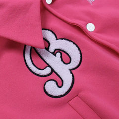 Embroidered Varsity Jacket: "B"