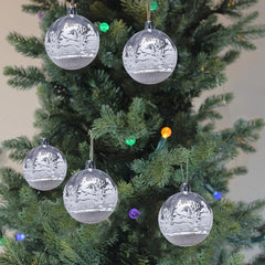 Christmas Transparent Ball Pendant