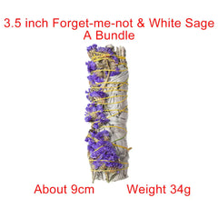 White Sage Incense Sticks Bundle And Candle