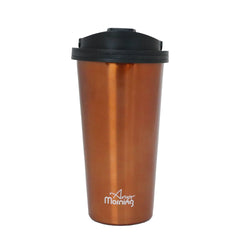 Any Morning SI231902 Travel Mug, 17 oz, Copper