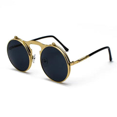 Vintage Steampunk Flip Sunglasses