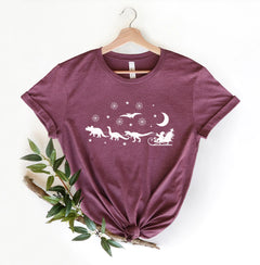 Christmas Dinosaur Shirt, Christmas Outfit