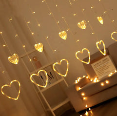 Christmas LED Love Curtain Lights