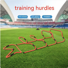 Adjustable Height Folding Football Training Hurdle