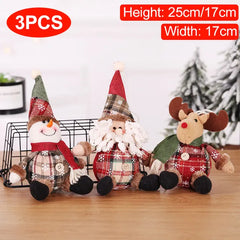 Festive Christmas Standing Doll Ornaments