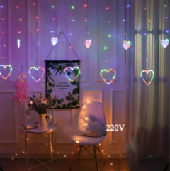 Christmas LED Love Curtain Lights