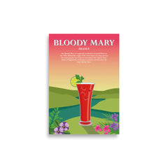 Bloody Mary Cocktail Poster