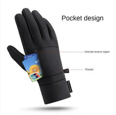 Windproof, Water-Repellent Touchscreen Cycling Gloves