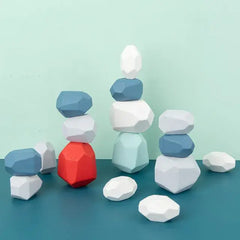 Wooden Stacking Stones Sensory Toy