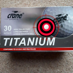 NeverLostGolf ™ CRANE Titanium Soft Distance Golf Balls (3 pack)