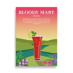 Bloody Mary Cocktail Poster