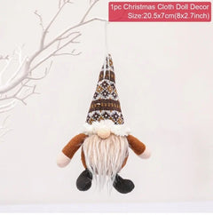 Gnome Christmas Faceless Doll