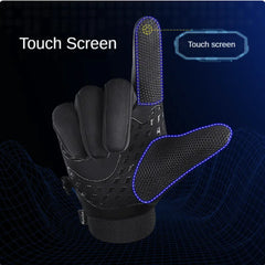 Windproof, Water-Repellent Touchscreen Cycling Gloves