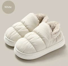 Ankle Wrap Cotton Slippers