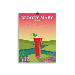 Bloody Mary Cocktail Poster